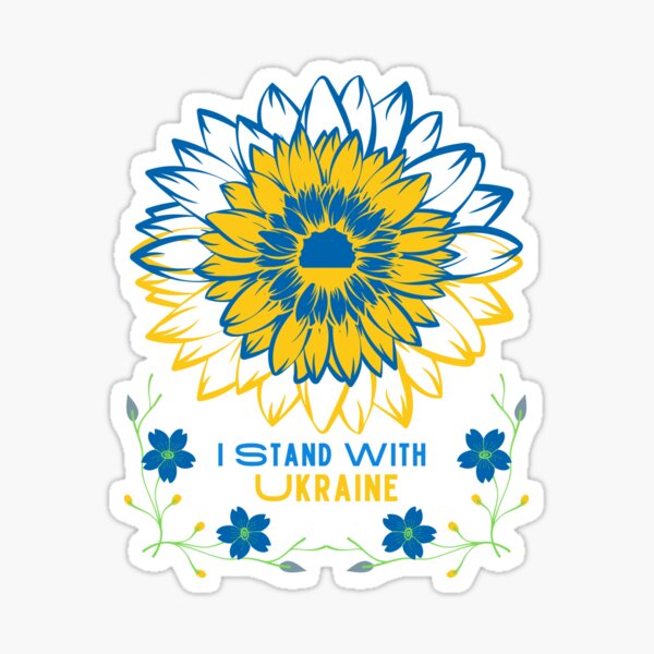 Ukrainian Peace Bird (original) Sticker for Sale by FRED B