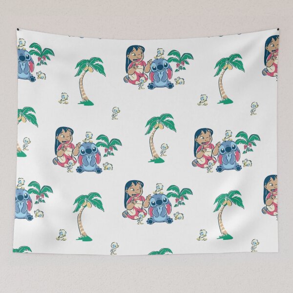 Item preview, Lilo and Stitch With Friends Pineapple Trees Ducks designed and sold by ThompsonBeauty.