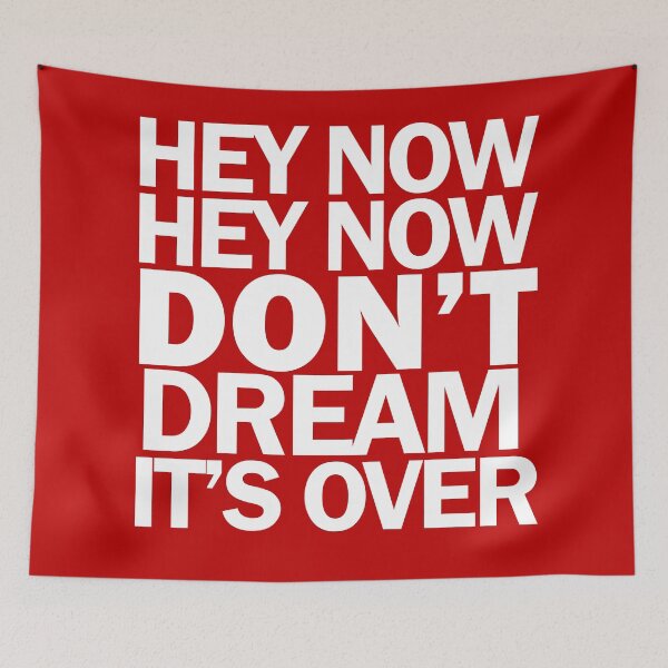 Item preview, Crowded House - Don't Dream It's Over (white over dark) designed and sold by The80sguy.