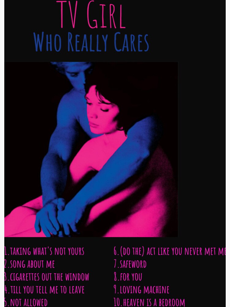 TV Girl - Who Really Cares - Album TRACKLIST Logo Essential
