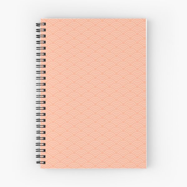 Item preview, Seigaiha Pattern in Peach Color designed and sold by Takeda-art.