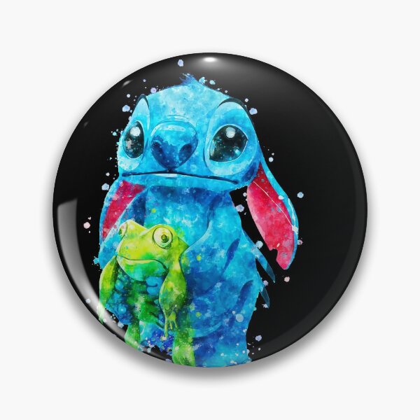 Item preview,  Stitch And Frog Watercolor  designed and sold by ThompsonBeauty.
