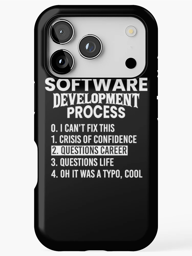Thumbnail 1 of 4, iPhone Case, Software Development Process Python Coding designed and sold by SanaiColton.