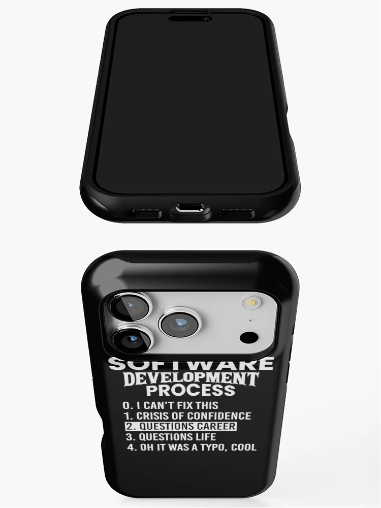 Thumbnail 3 of 4, iPhone Case, Software Development Process Python Coding designed and sold by SanaiColton.