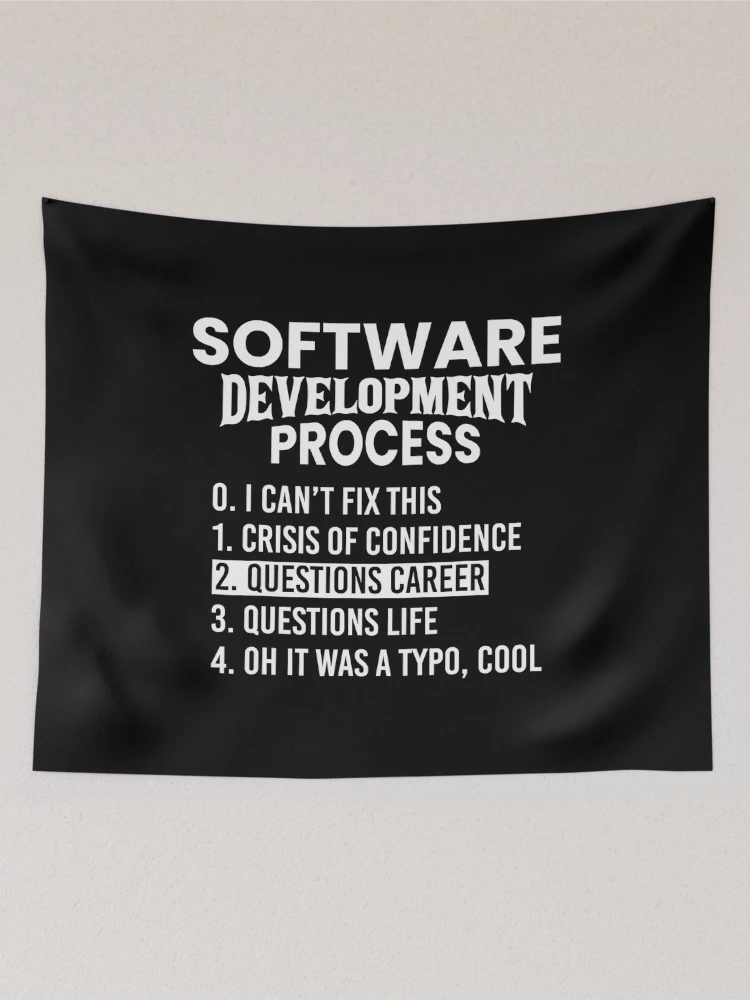 Thumbnail 2 of 3, Tapestry, Software Development Process Python Coding designed and sold by SanaiColton.