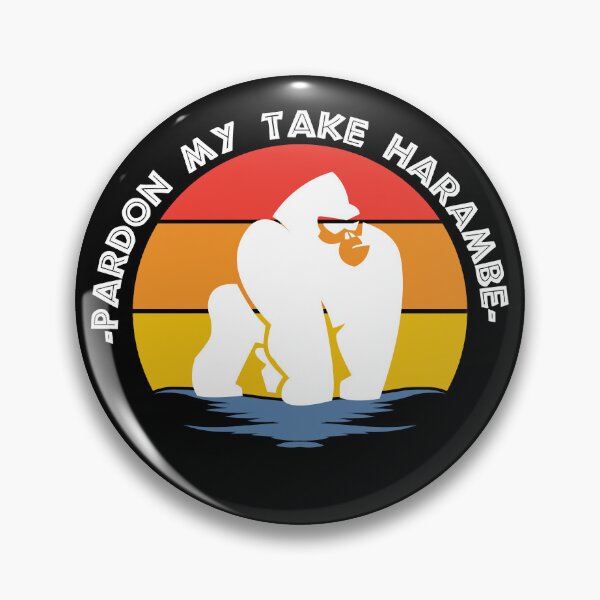 Item preview, Pardon My Take Harambe Gorilla Sunset Classic designed and sold by TheWildFlix.