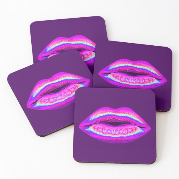 Item preview, Hot Pink Lips Vaporwave designed and sold by Lori P.