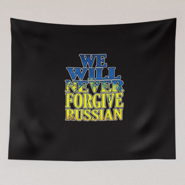 Item preview, WE WILL NEVER FORGIVE RUSSIAN designed and sold by mintenans.