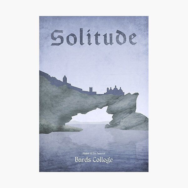 Skyrim - Solitude Photographic Print