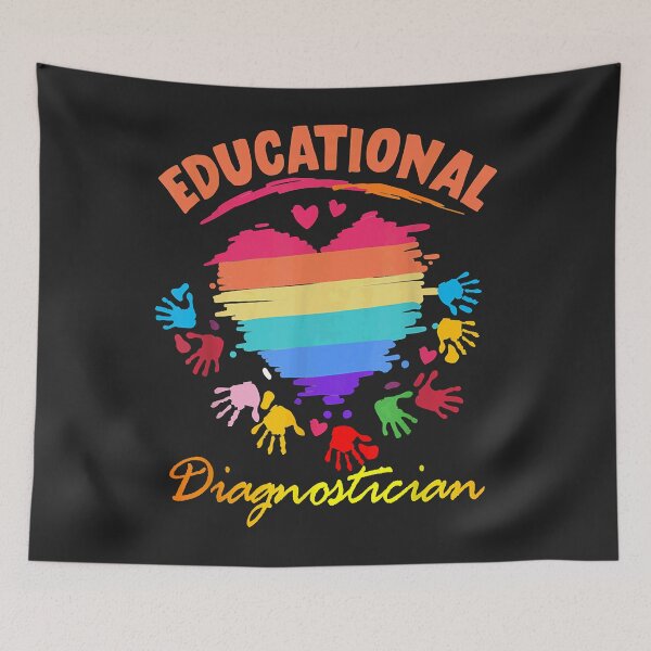 Item preview, Educational Diagnostician Funny Hand Print Inspriring Quote Classic designed and sold by Corelli87.