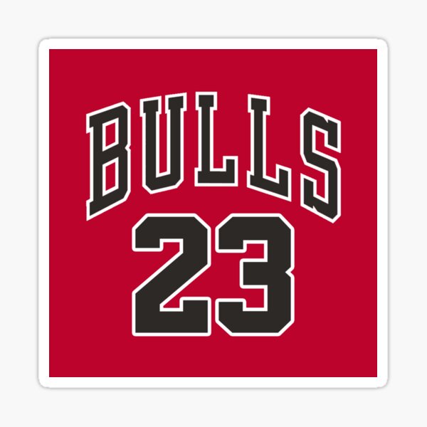 Michael Jordan basketball jersey Sticker for Sale by Sarahwelch11