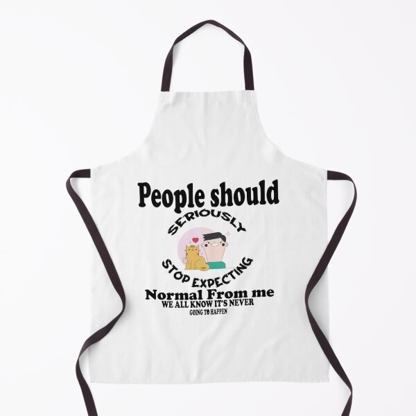 Item preview, People Should Seriously Stop Expecting Normal From Me Funny for Cats Lovers designed and sold by TranSangTF.