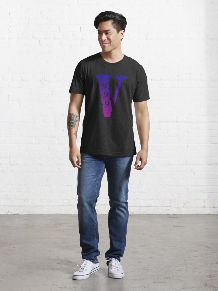 Vlone purple best sale t shirt