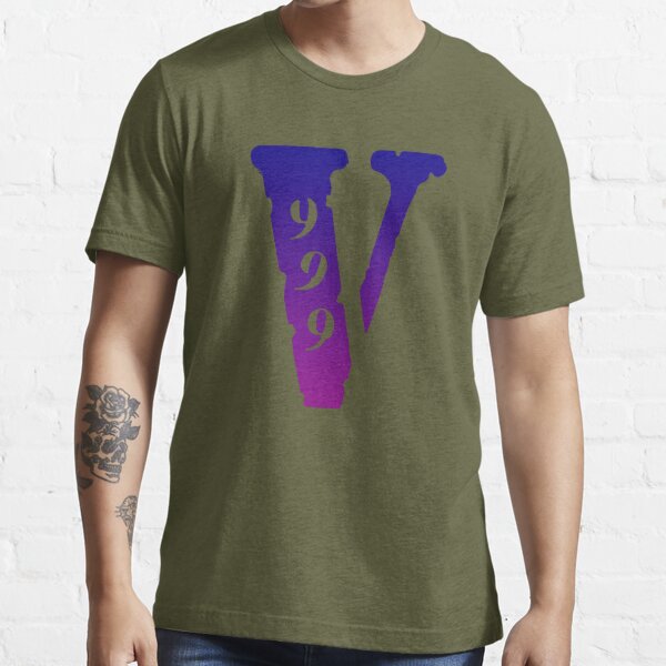 Black and store purple vlone shirt