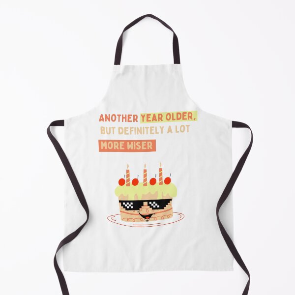 Item preview, A year older but a lot more wiser funny birthday quote designed and sold by crizzysketch.