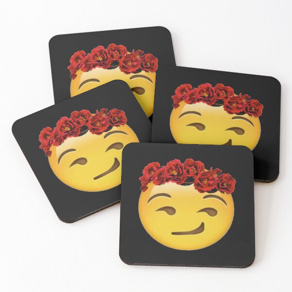 Item preview, smirk emoji crown designed and sold by TranSangTF.