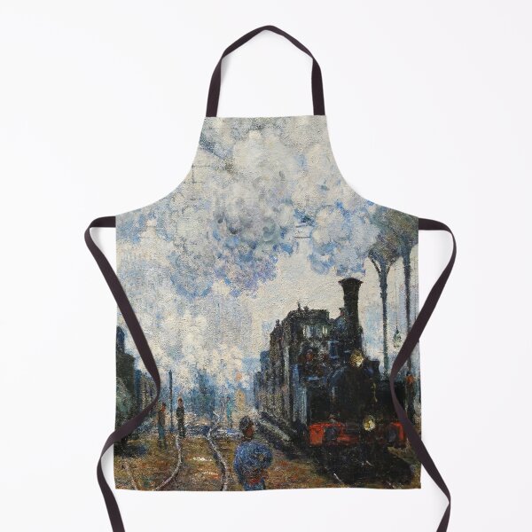 Item preview, Claude Monet Arrival of the Normandy Train-Vintage Painting designed and sold by Tamas Das.