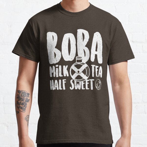 Boba Milk Tea, Half Sweet Classic T-Shirt