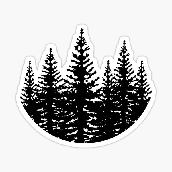 Pine Trees Sticker