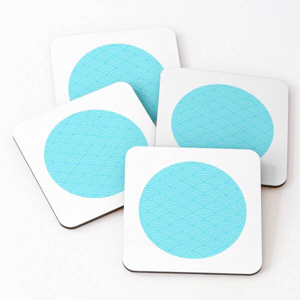 Item preview, Japanese Seigaiha Pattern in Ocean Color designed and sold by Takeda-art.