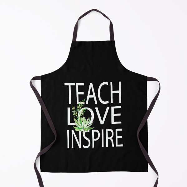 Item preview, Teach Love Inspire Teacher inspirational And Motivational quotes for Teachers Cute Floral Design designed and sold by jain-ravi002.