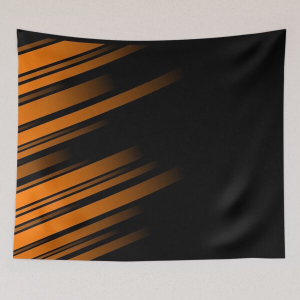 Item preview, Abstract Ekai Orange and Black Striped designed and sold by SoccaTamam.