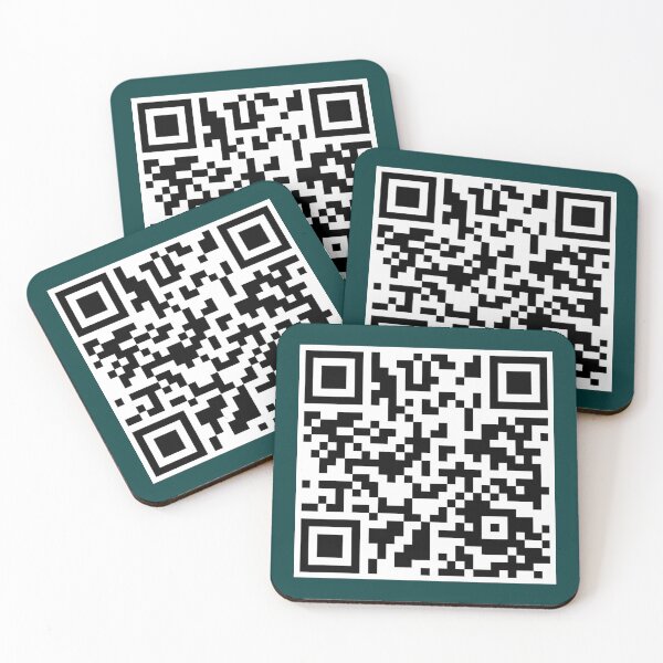 Item preview, RickRoll QR code  designed and sold by ShelleySkinn.
