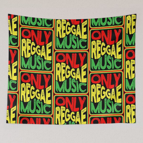 Item preview, Only Reggae Music Rasta Flag Colors designed and sold by designandclouds.