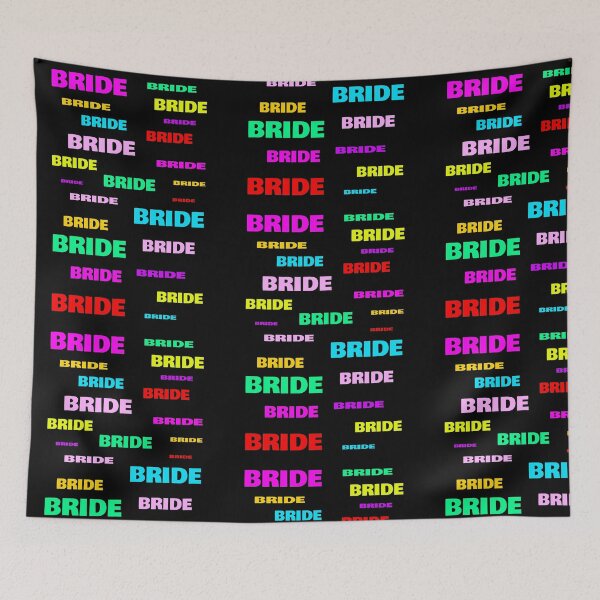 Item preview, Bride multicolor text designed and sold by Astralia.