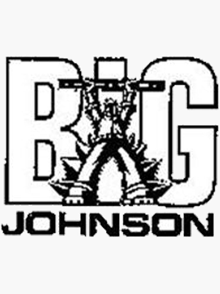 "Big Johnson Sticker" Sticker by KatjaSchrotter Redbubble