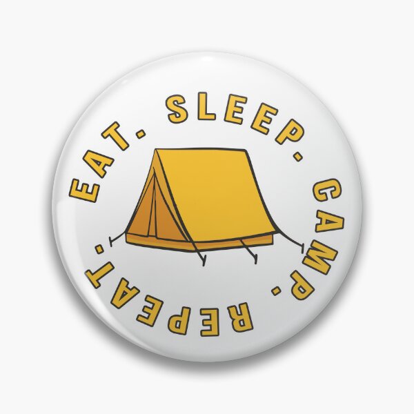 Item preview, Camping Puns Eat Sleep Camp And Repeat designed and sold by skeierleber4327.