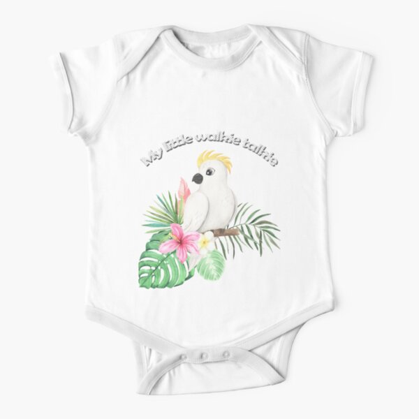 My little walkie talkie Short Sleeve Baby One-Piece