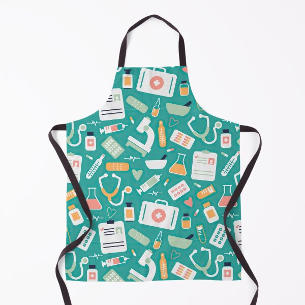 Item preview, Medical Items And Hearts Pattern designed and sold by EmilyFun.