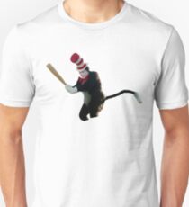 Cat In The Hat Baseball Bat Meme Unisex T-Shirt