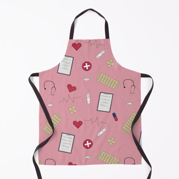 Item preview, Medical Objects On Pink Pattern designed and sold by EmilyFun.