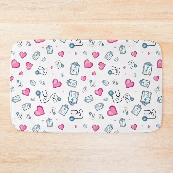 Item preview, Medical Stethoscope Heart Pattern designed and sold by EmilyFun.