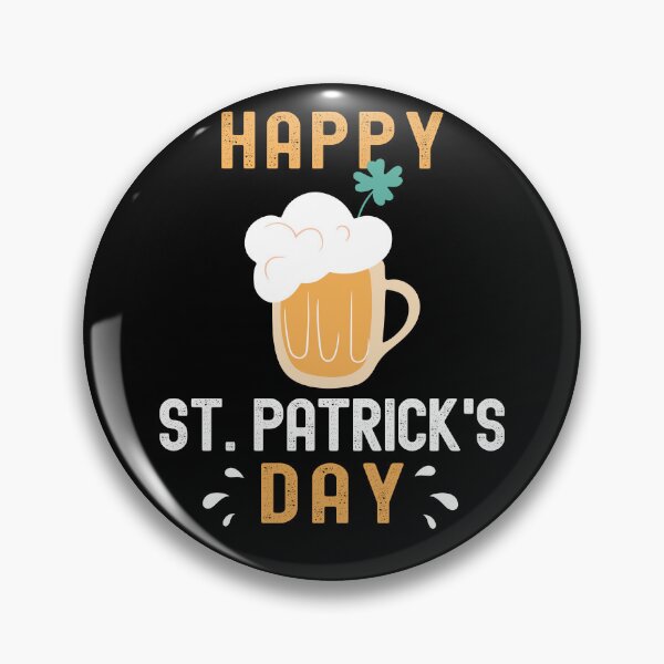 Item preview, Happy St Patricks Day Beer Drinking Shamrock designed and sold by Fabvity.