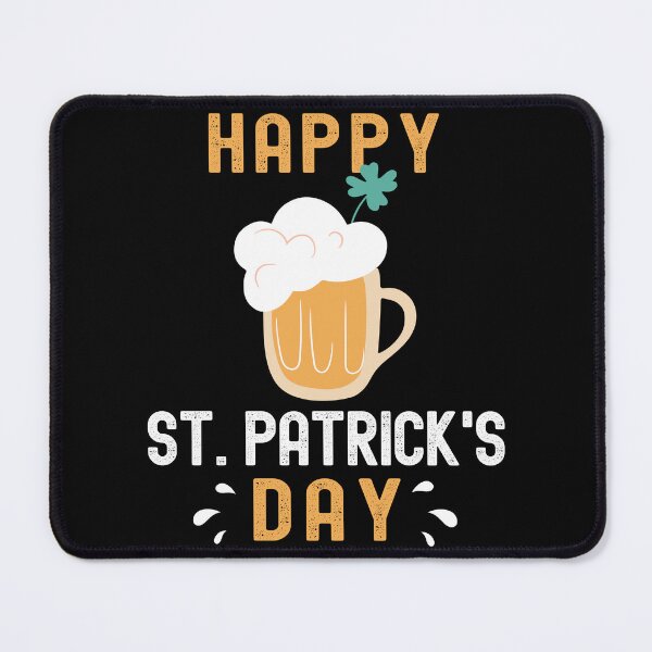 Item preview, Happy St Patricks Day Beer Drinking Shamrock designed and sold by Fabvity.