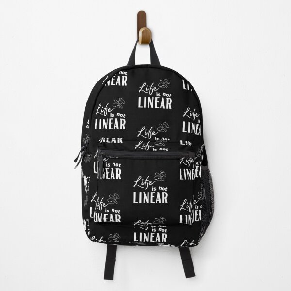 Item preview, Life is not linear White Text Design designed and sold by med-artist.