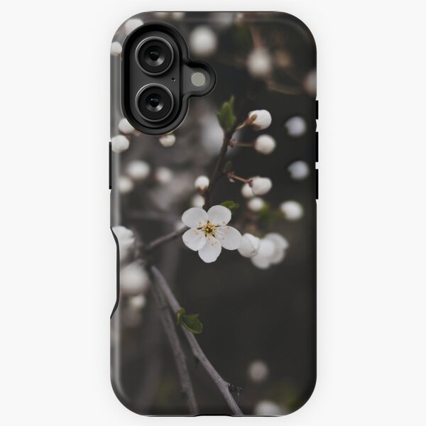 Item preview, White Cherry UME soft case  designed and sold by Mcase Store.