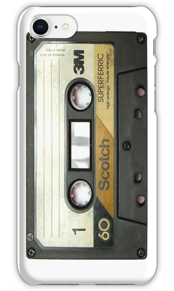 "Retro Cassette Tape iphone case" iPhone Cases & Skins by Carol