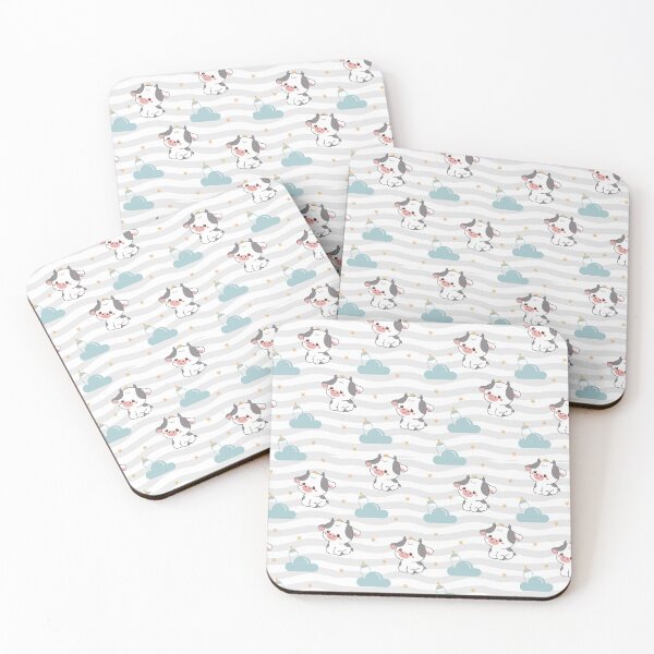 Item preview, cow pattern, suitable for making cloth and diaper patterns for babies or handkerchiefs. designed and sold by Batda.