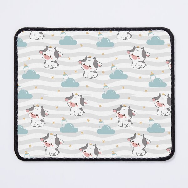 Item preview, cow pattern, suitable for making cloth and diaper patterns for babies or handkerchiefs. designed and sold by Batda.
