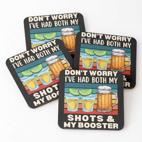 Item preview, Don't Worry I've Had Both My Shots And Booster Funny Vaccine designed and sold by retrodesigner14.