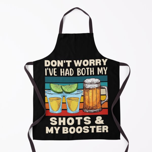 Item preview, Don't Worry I've Had Both My Shots And Booster Funny Vaccine designed and sold by retrodesigner14.