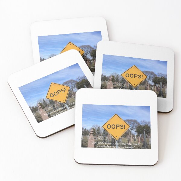 Item preview, Novelty Warning About Making Mistakes With a Consolation Prize Quotation  designed and sold by NovawayDirect.