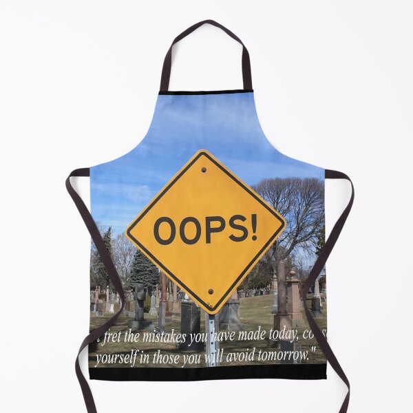 Item preview, Novelty Warning About Making Mistakes With a Consolation Prize Quotation designed and sold by NovawayDirect.