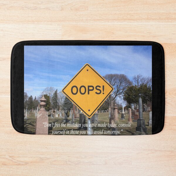 Item preview, Novelty Warning About Making Mistakes With a Consolation Prize Quotation  designed and sold by NovawayDirect.
