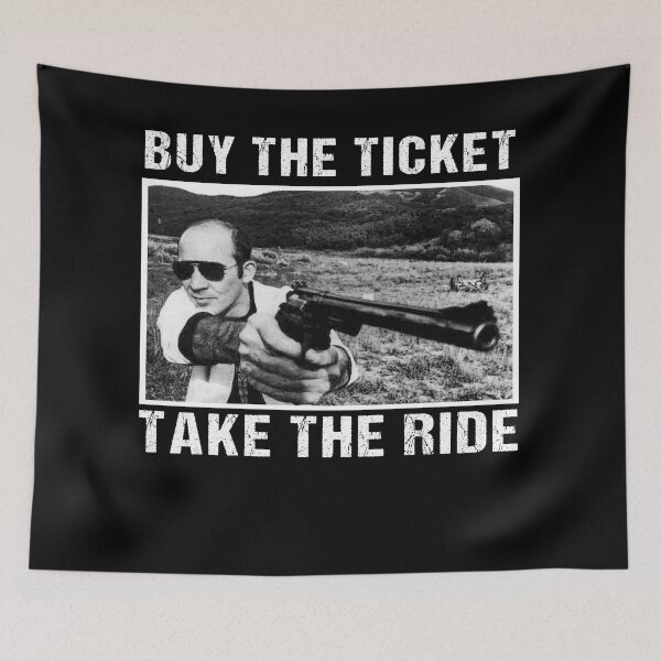 Item preview, Buy the ticket take the ride poster man designed and sold by Correia2950.
