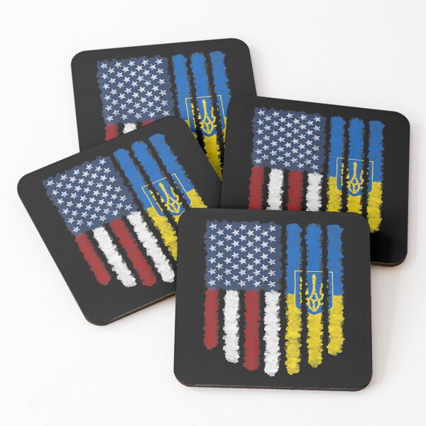 Item preview, Ukrainian American Flag Ukraine Usa America Roots Gift designed and sold by vyqecakace443.